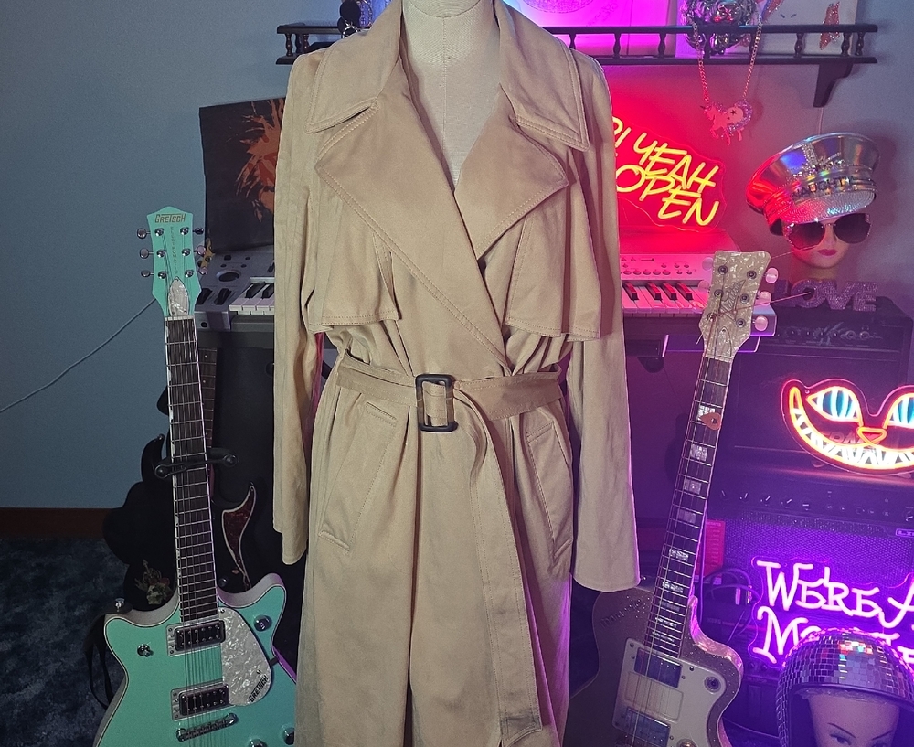 Women's Tan Trench Coat